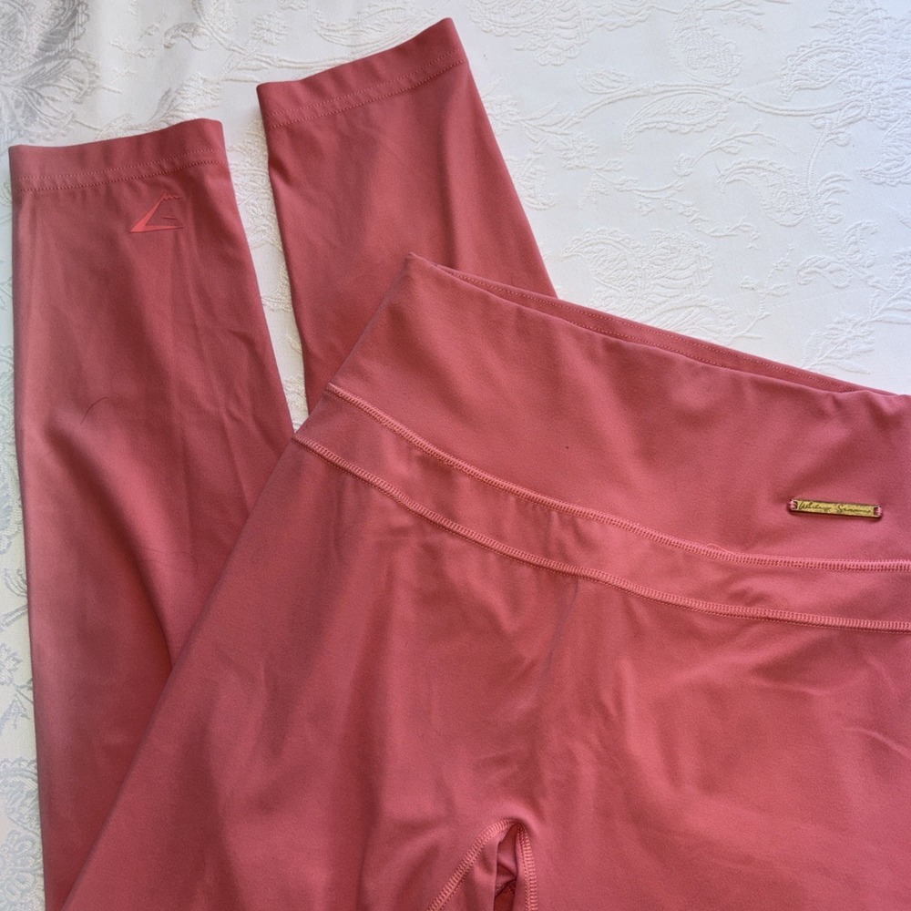 Gymshark x Whitney Simmons Pink Athletic Leggings w/ Scrunch Butt - Women's XS - Picture 6 of 6